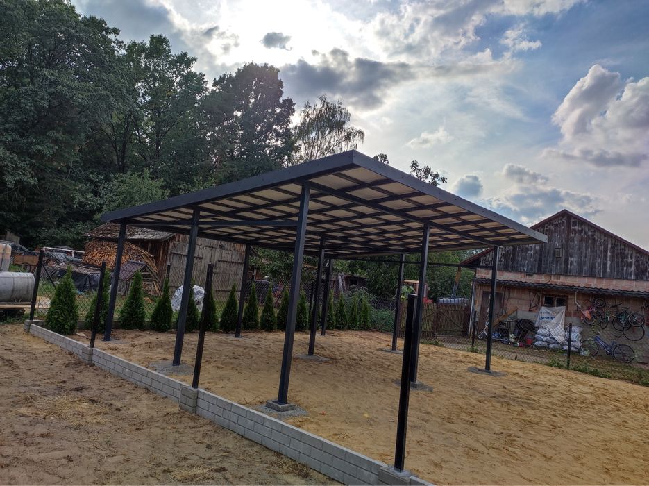 Zadaszenia samochodowe, wiaty, garaże