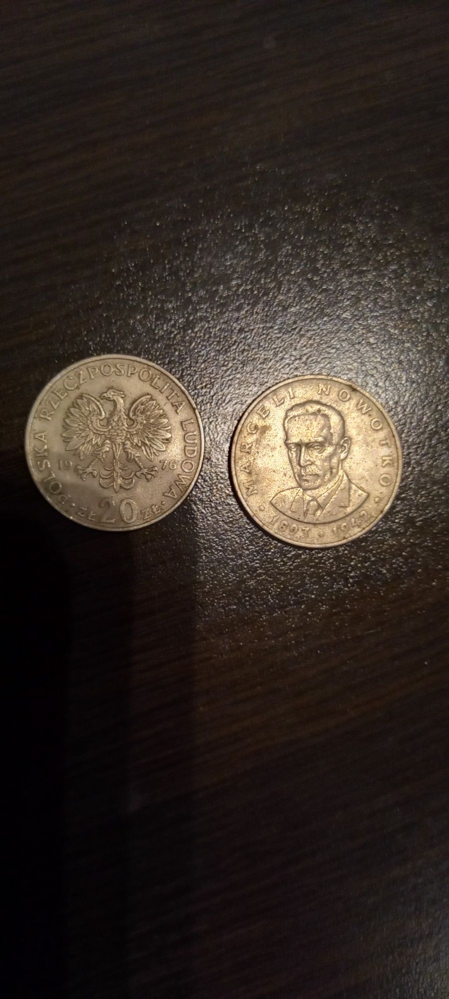 Moneta 20 zł z 1976 roku bzm Nowotko
