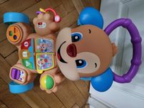 Interaktywny pchacz chodzik Fisher Price do nauki języków obcych