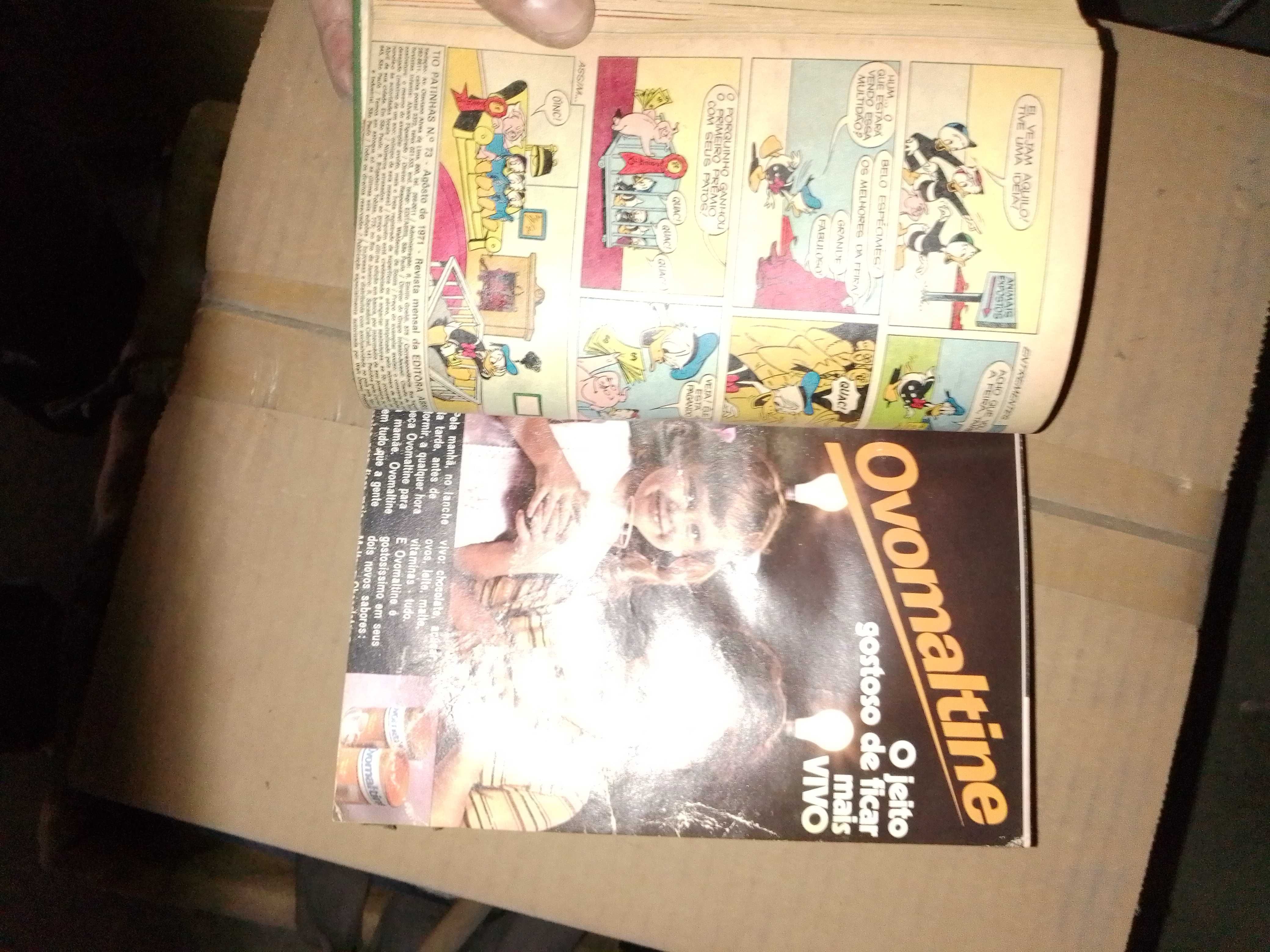 Almanaques Disney, encadernados antiquissimos, edições brasileiras.