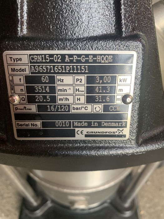 Pompa Grundfoss CRN 15- 3KW