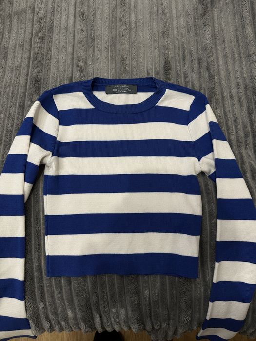 Женский лонгслив в полоску