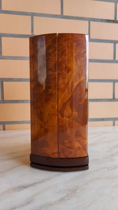 Relógio Mesa - Hermle - 23050-R30791 Walnut cluster Pianofinish