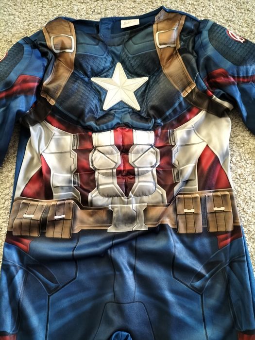 Strój Kapitan Ameryka 4-5 lat Avengers Marvel