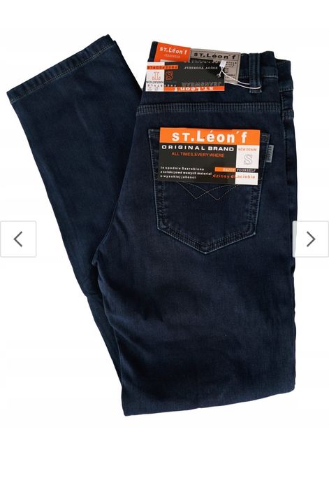 Ocieplane męskie spodnie nowe jeans