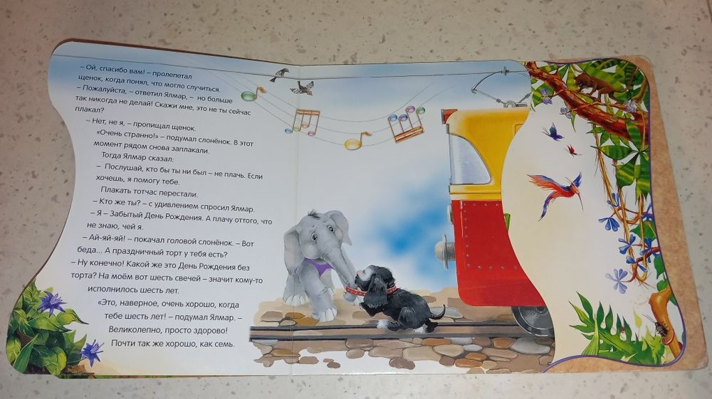 Дональд Биссет Забытый День рождения  Картонная книга-2004. 250 грн