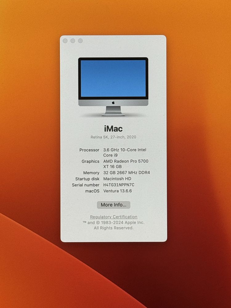 IMac 27 Retina 5K