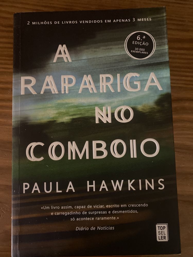 Livro A rapariga no comboio - Paula Hawkins