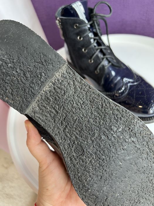 Ботинки черевики жіночі шкіряні Blue temp