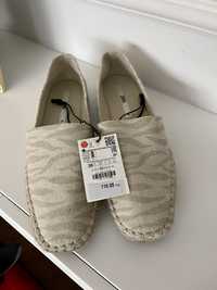 Beżowe espadryle Zara r.38