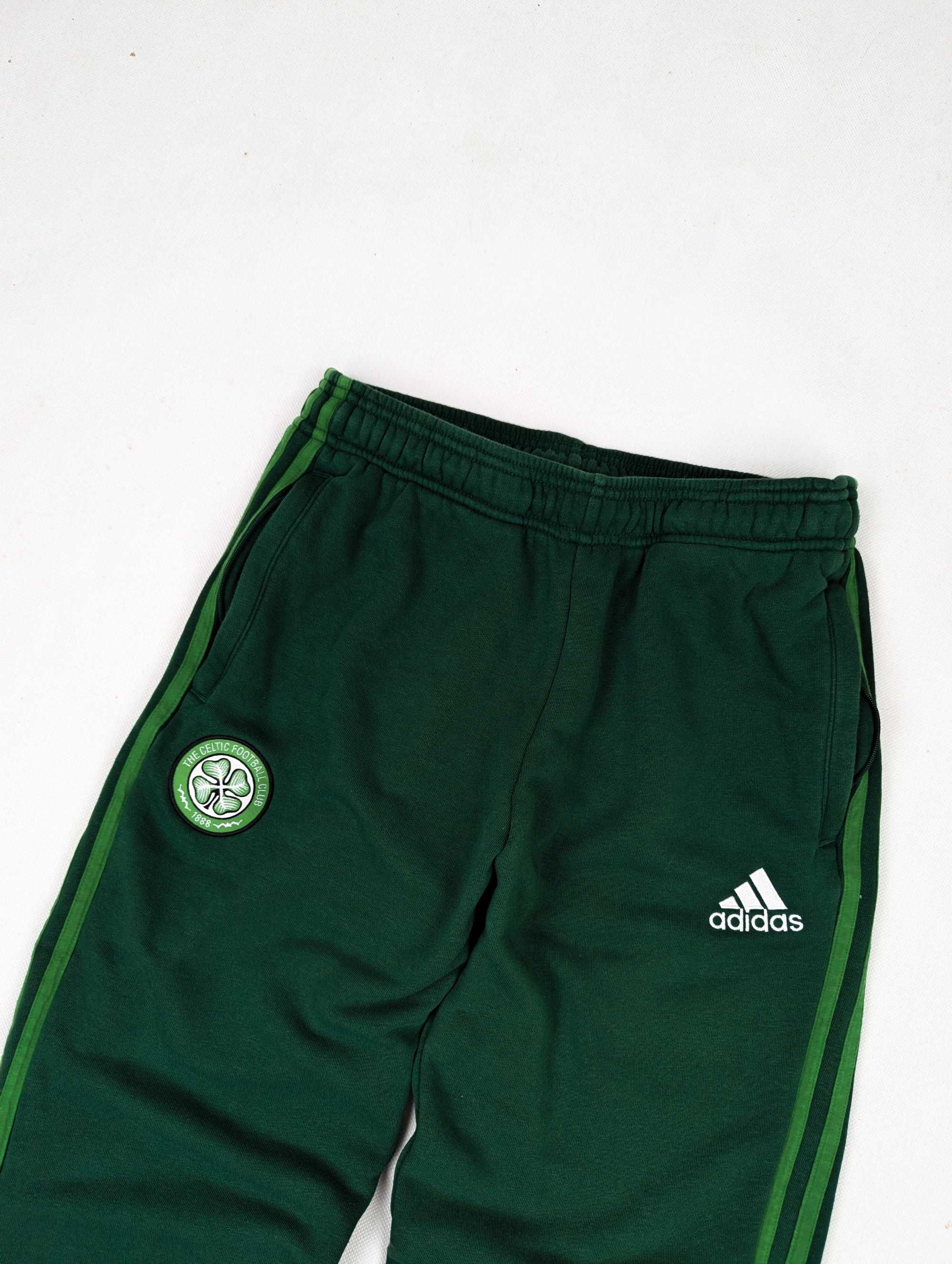 Adidas Celtic zielone spodnie dresowe dresy S logo