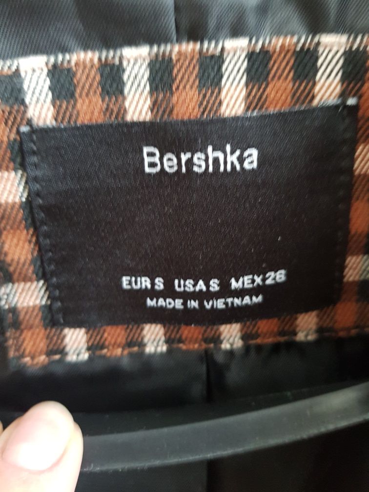 marynarka w kratkę Bershka 36