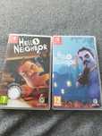 Gry na Nintendo Switch Hello Neighbor 1 i 2. Stan bardzo dobry.