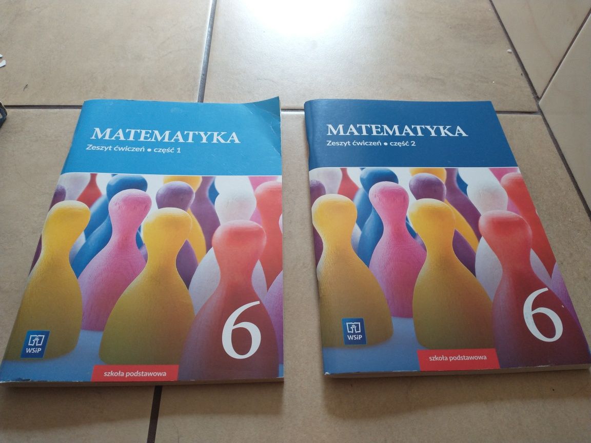 Matematyka zeszyt ćwiczeń klasa 6 WSIP
Część I i II (komplet)