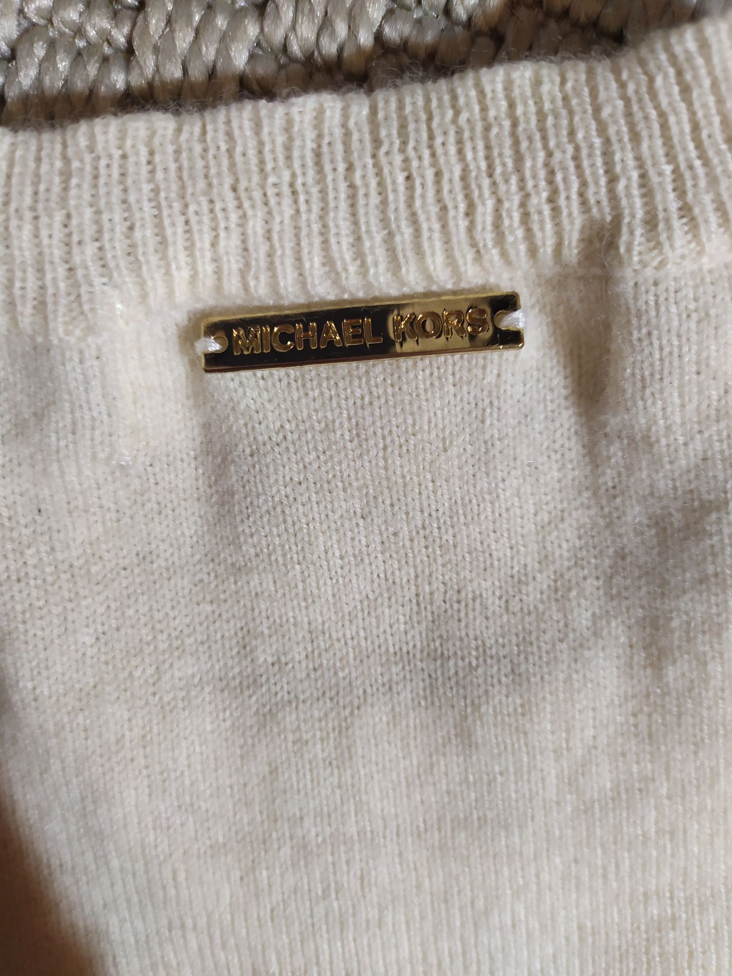 Sweter wełniany z kaszmirem Michael Kors