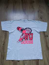 Koszulka Rutgers Lacrosse Team Vintage 1992  Fruit Of The Loom FOTL