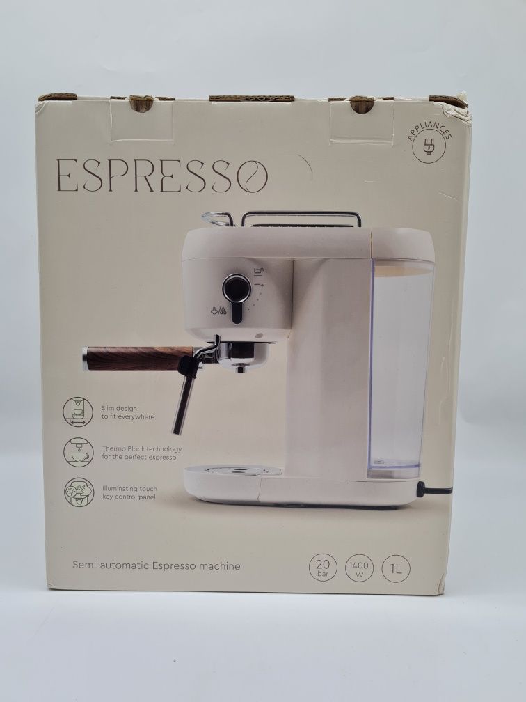 Ekspres do kawy Espresso kolbowy  20 bar 1400W 1L TC58A