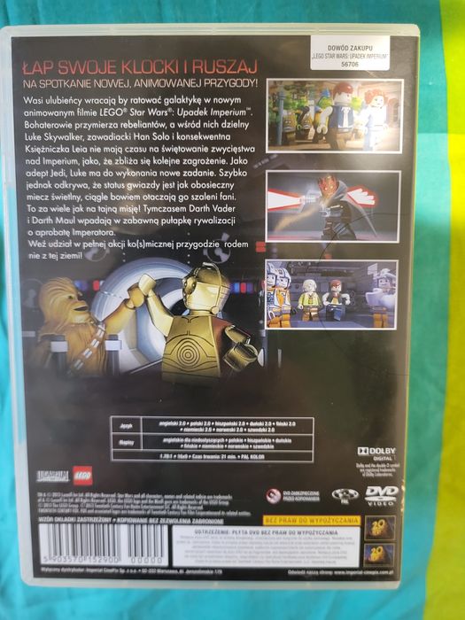 12 płyt DVD Lego Ninjago Rok Węży, Chima, Ben 10, Star Wars