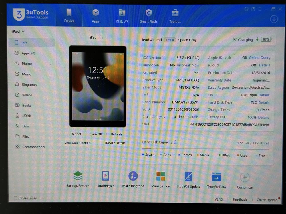 iPad Air 2 (A1566) - 128GB - faktura VAT 23%