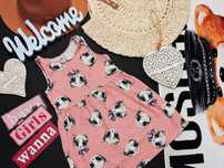 H&M - bawełniana sukieneczka kotki r 98/104