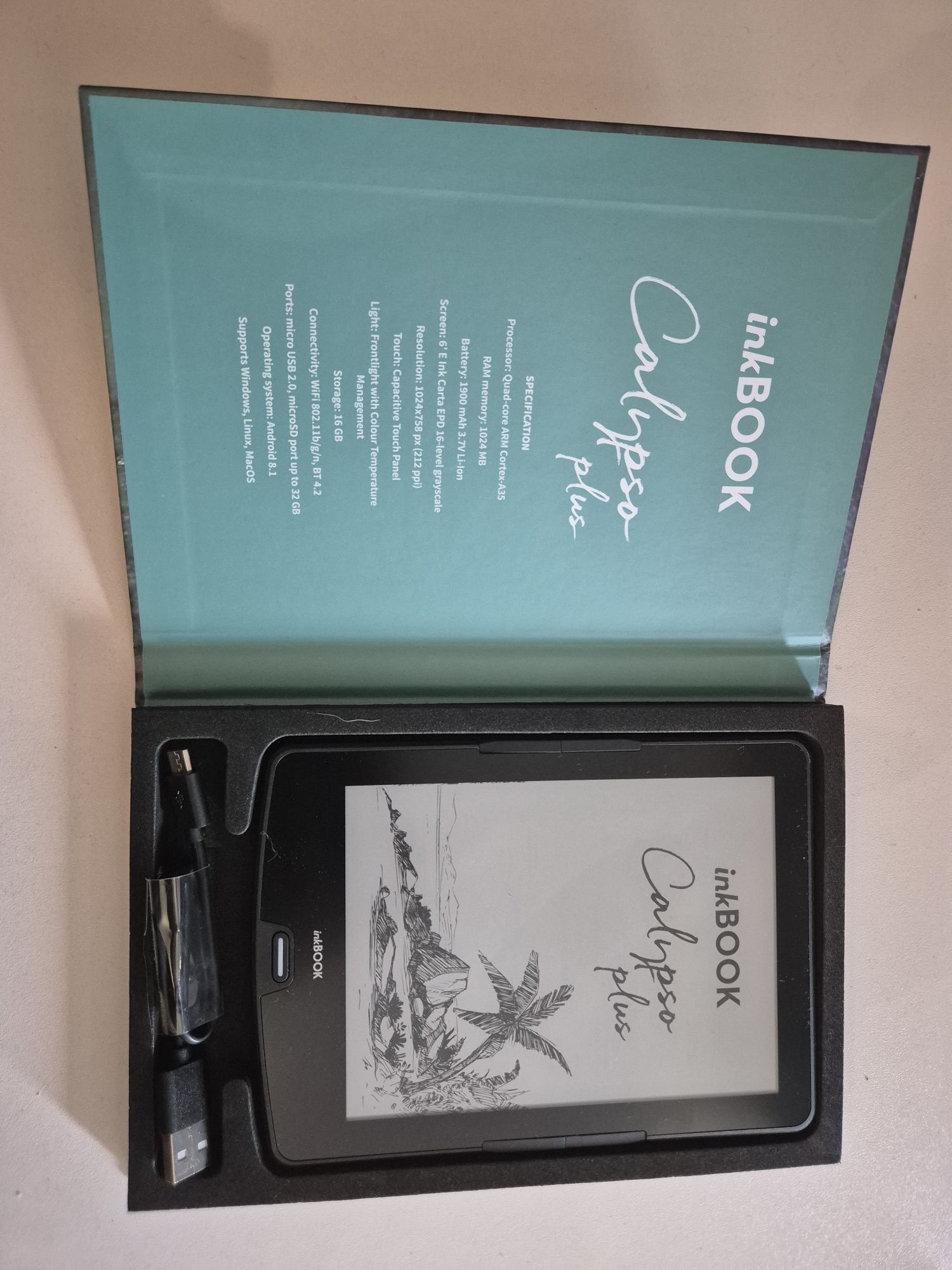 inkBOOK Calypso PLUS + etui na magnes