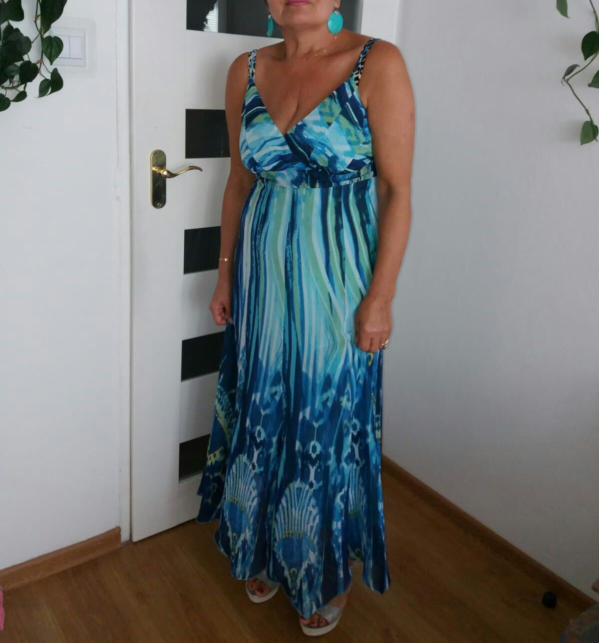Rajska sukienka maxi,XL