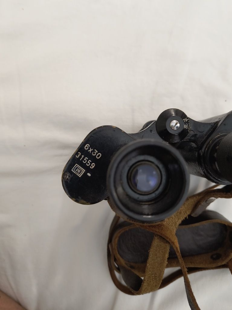 Lornetka carl zeiss jena III rzesza wojskowa pokrowiec