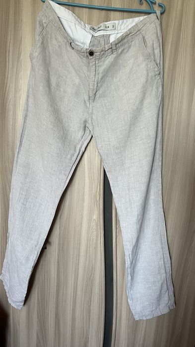 Літні лляні чоловічі штани