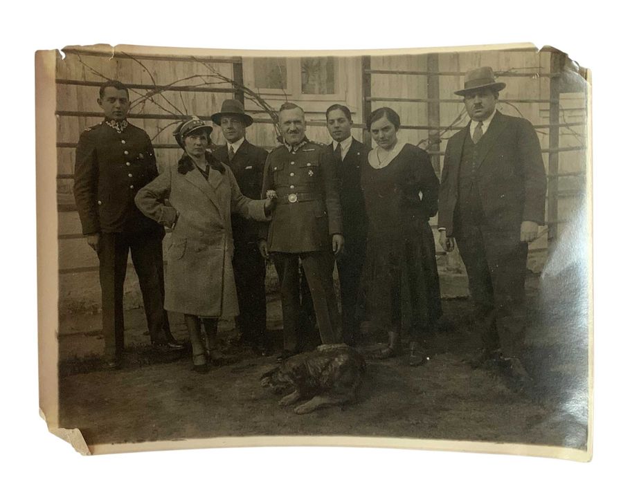 II RP: Fotografie Żołnierzy. Mundur odznaka 3 sztuki zestaw