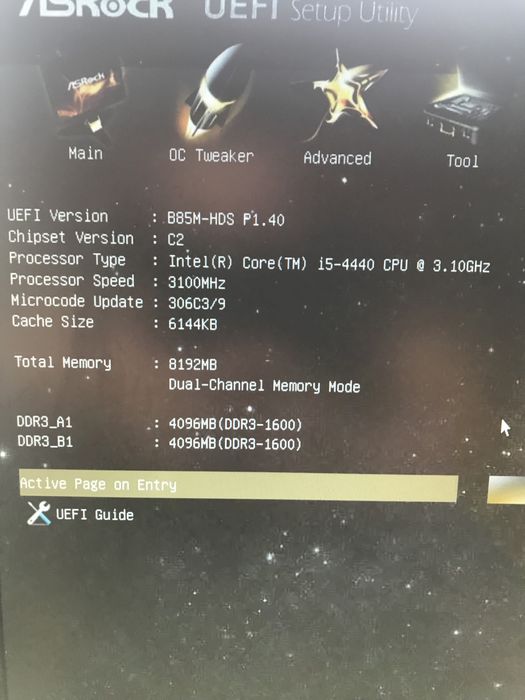 I5-4440 процесор/8 GB Ram Gskill материнська плата Asus H97M,куле