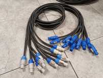 Kabel zasilający POWERCON Titanex H07RN-F 3x1,5 podaj dalej 4x 1,5m