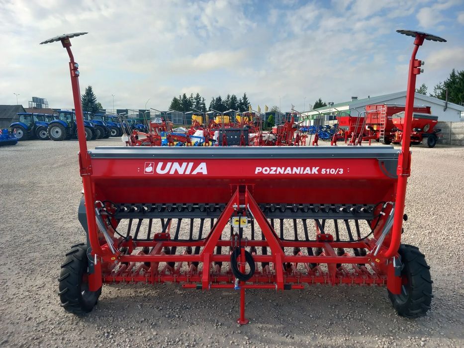 Unia POZNANIAK 510/3  Siewnik zbożowy stopkowy UNIA POZNANIAK 510/3