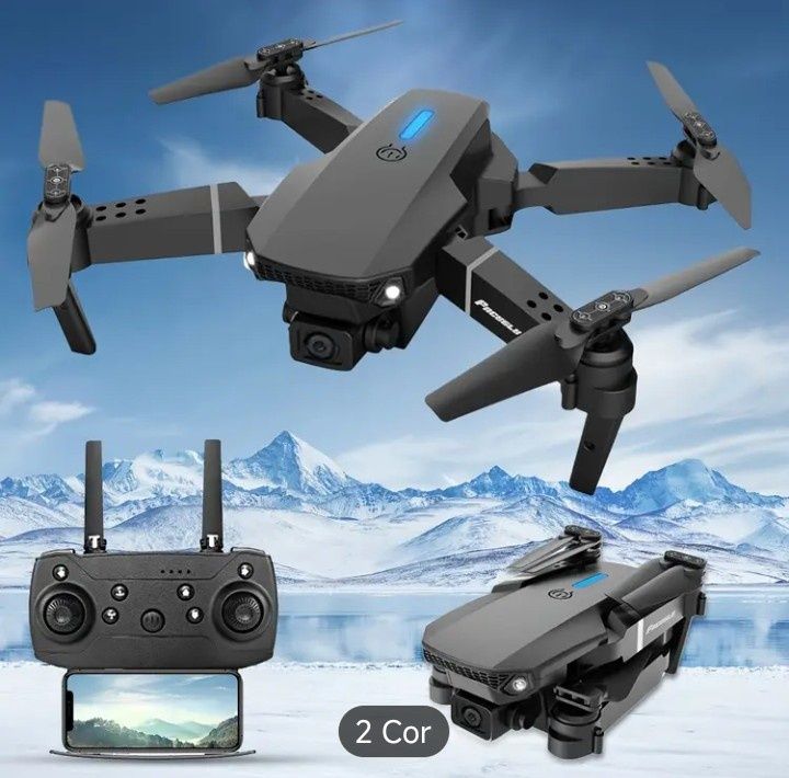 Drone c/ comando e câmera