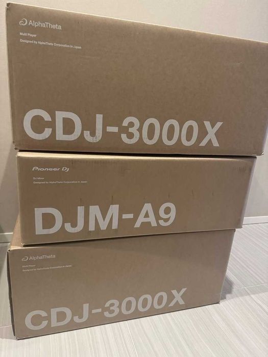 Alphatheta CDJ 3000X Pioneer DJM A9 nowe na gwarancji