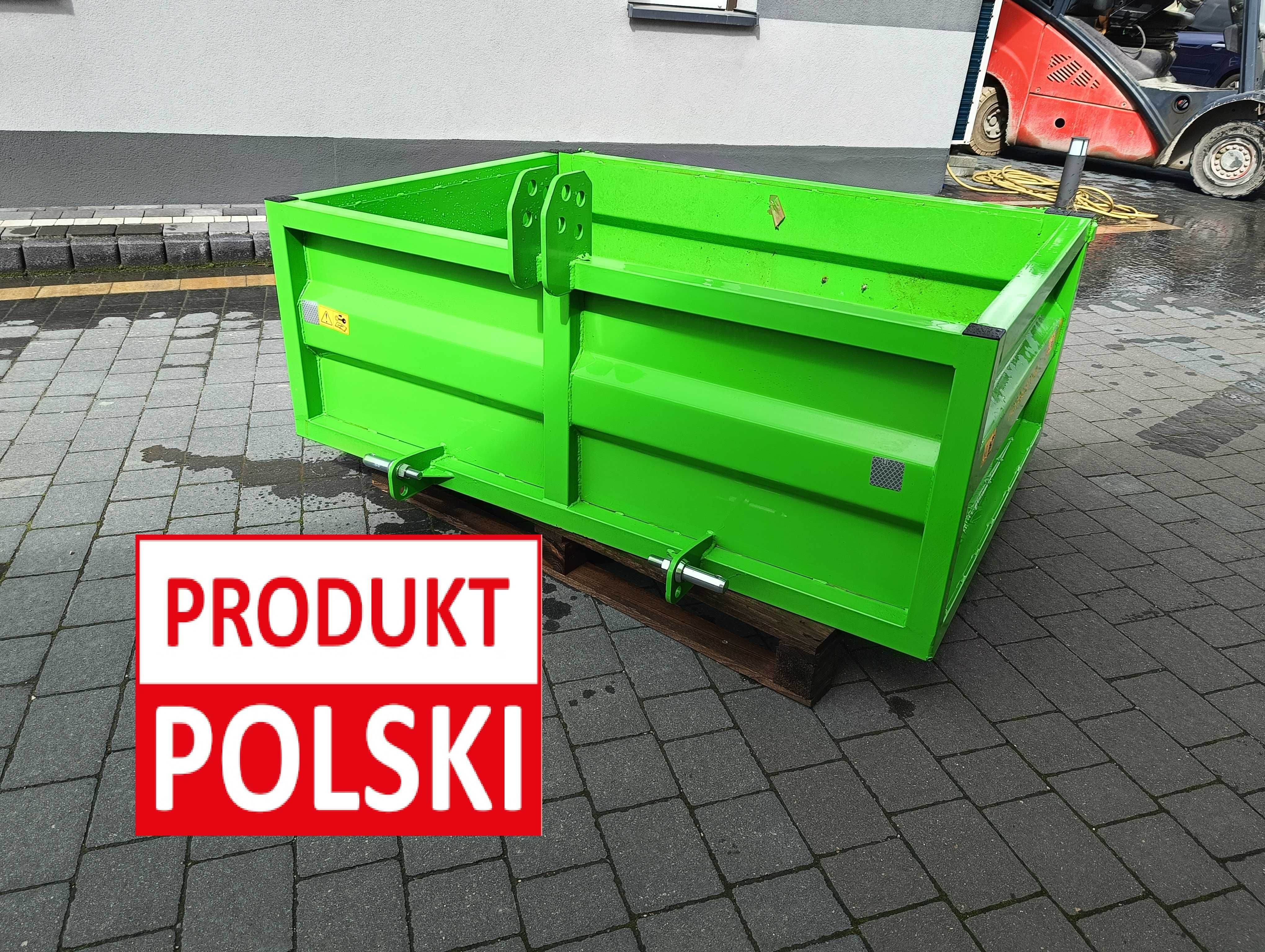 SKRZYNIA transportowa na tył ciągnika do ciągnika-150x100x50cm-DOWÓZ