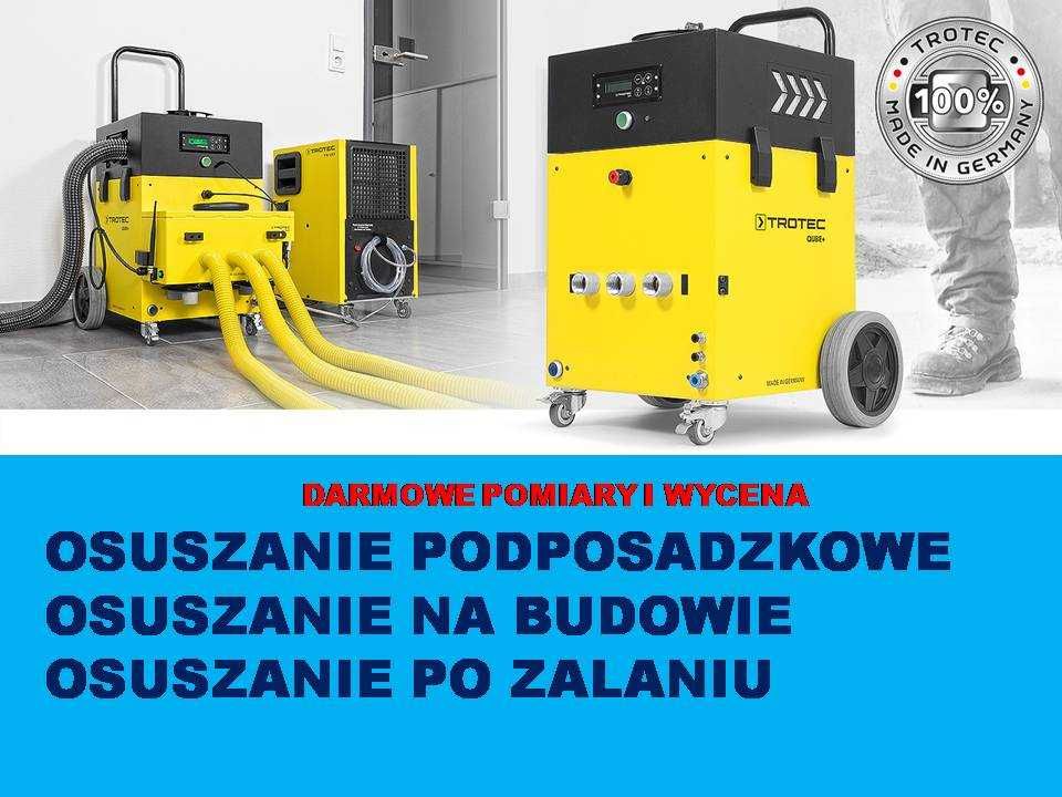 Osuszanie budynków ściany podłogi osuszacz podposadzkowy