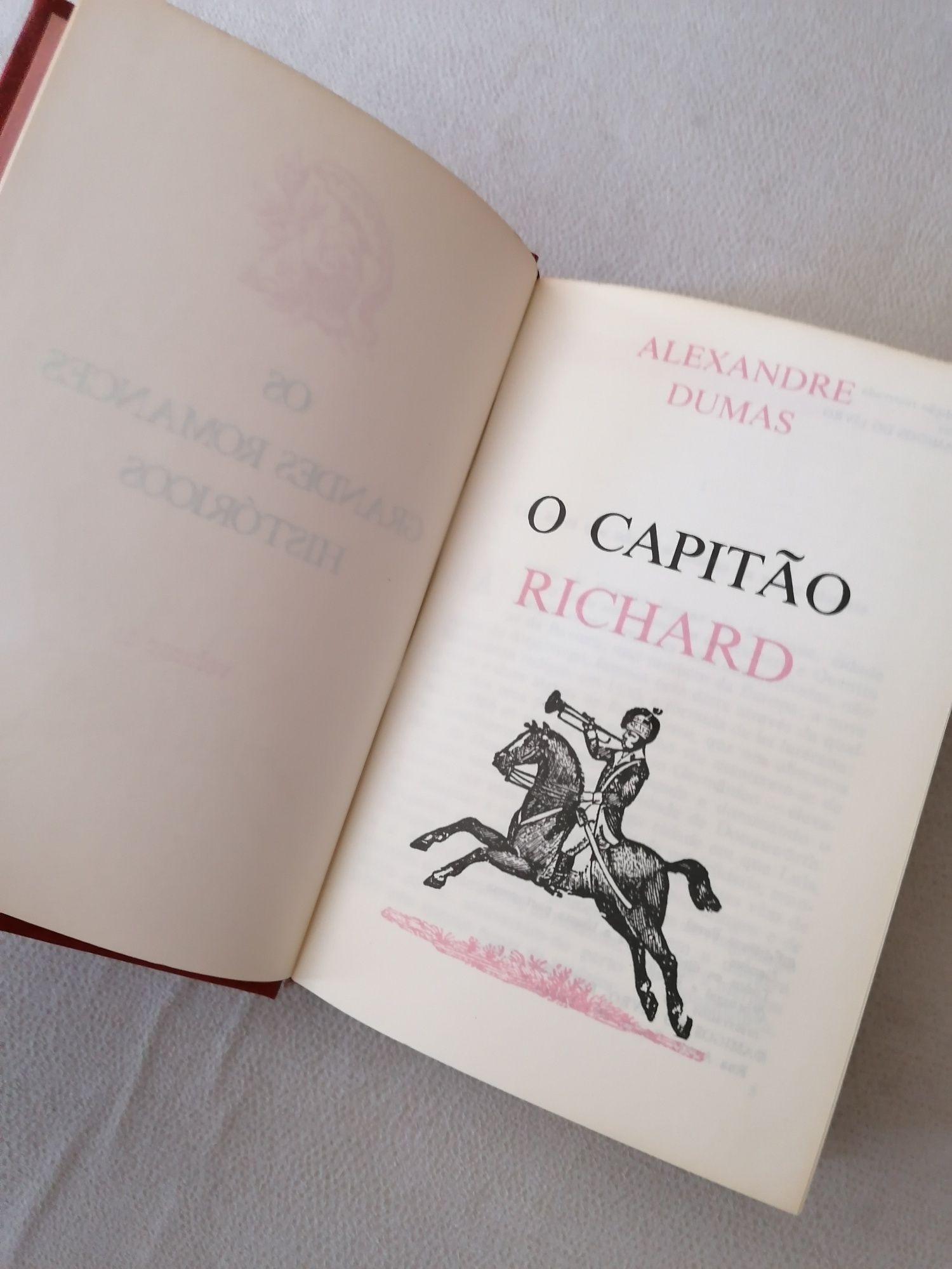 Livro "Capitão Richard" de Alexandre Dumas