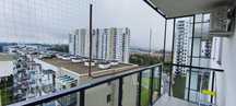 Siatka na balkon, dla kota, przeciw gołębiom, montaż siatki Poznań