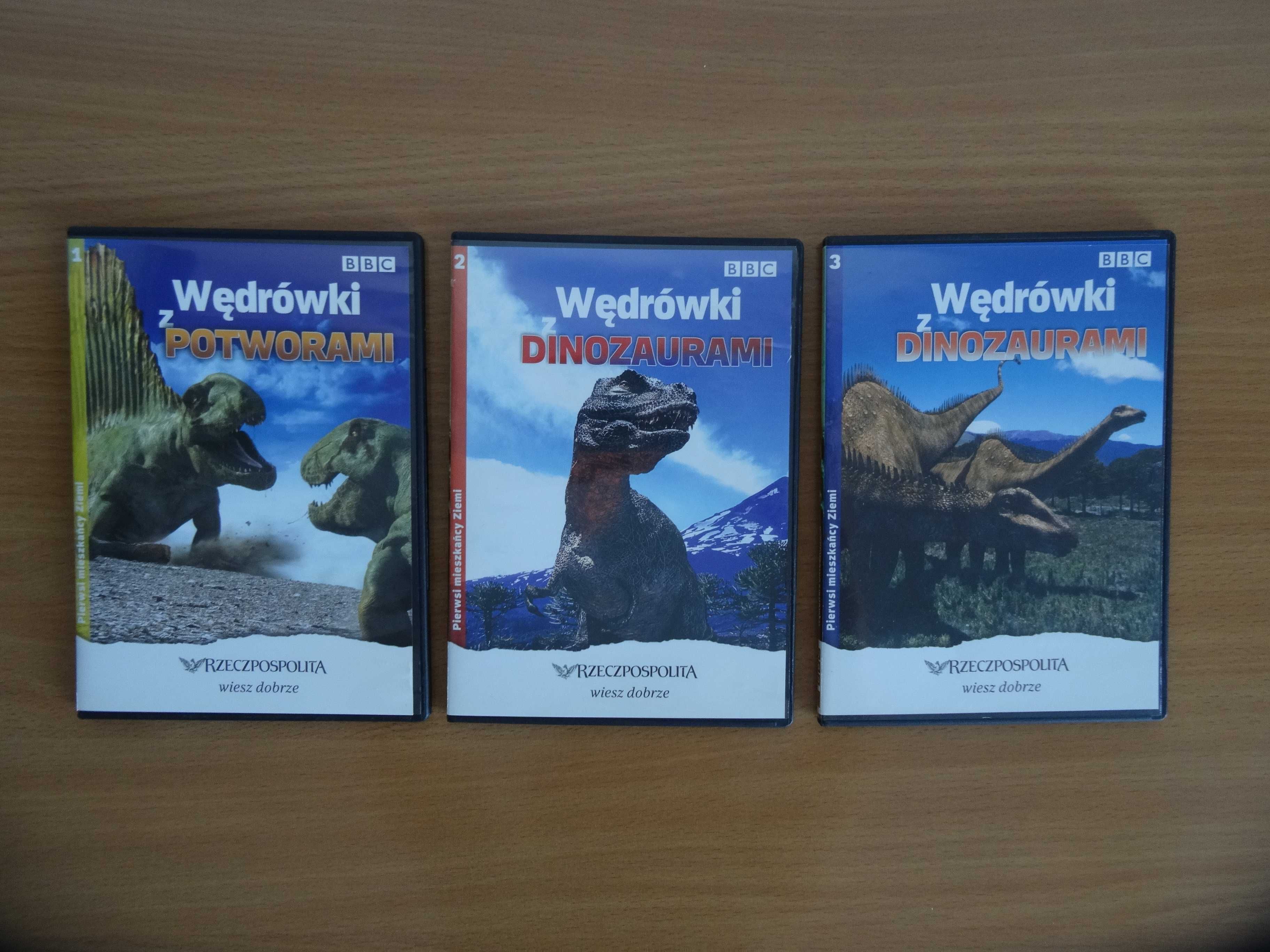 Płyty DVD Wędrówki z dinozaurami i potworami