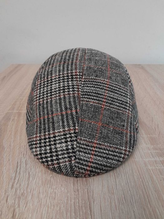 Nowa czapka z płaskim daszkiem, Retro_krateczka rozm. 57 (szara) UC_II