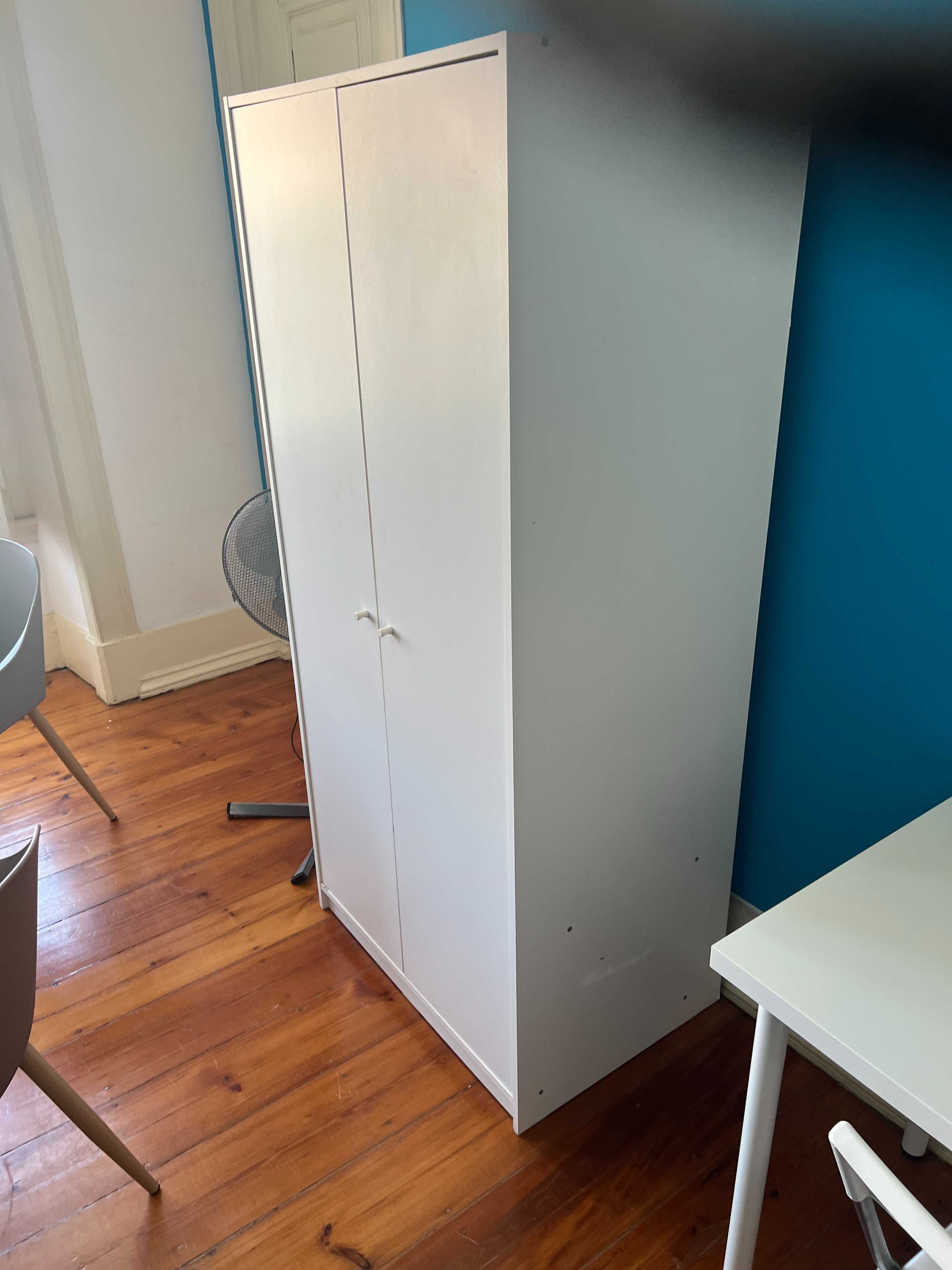 KLEPPSTAD
Roupeiro c/2portas, branco, 79x176 cm