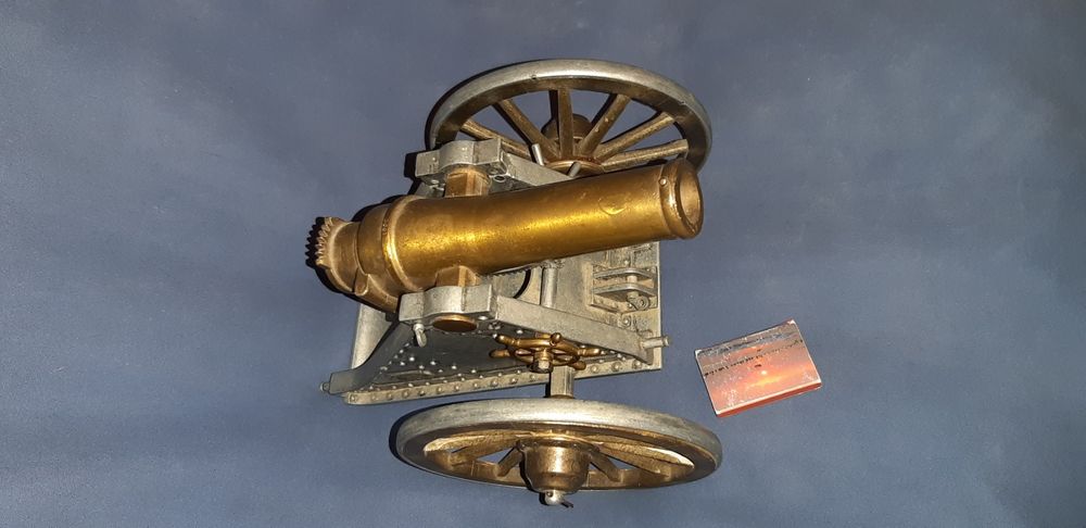 Armata moździerz duża miniatura Mortero 1895 szabla bagnet