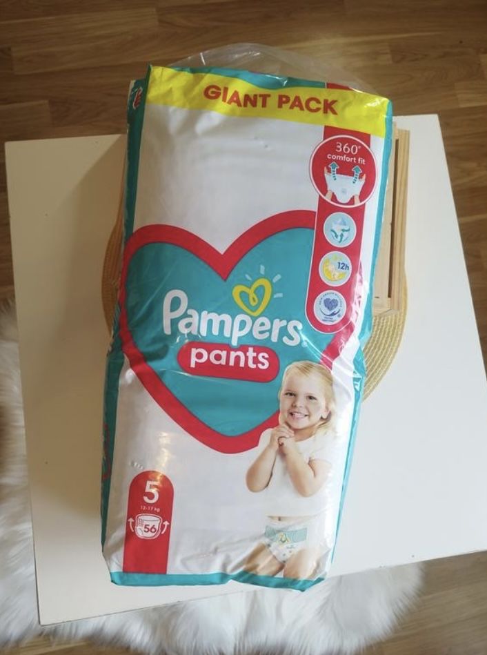 Подгузники-трусики Pampers Pants размер 5 (12-17 кг), 56 шт