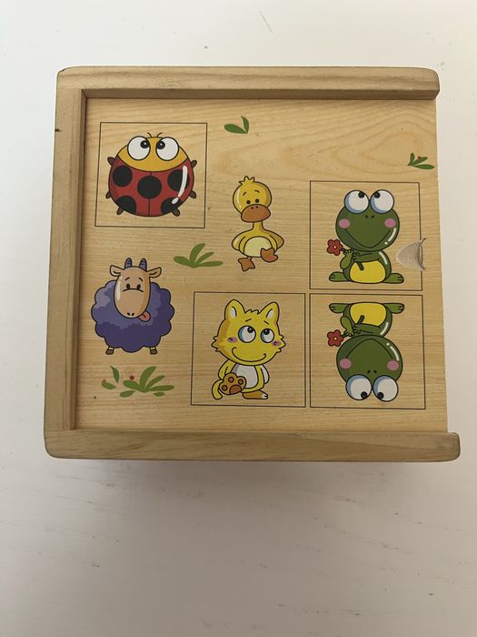 Настільна дитяча гра мемо, деревʼяна