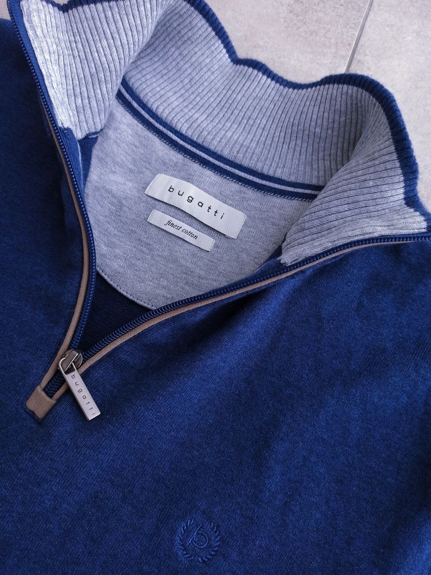 Bugatti  oryginalny  sweter bluza  ze stójką  rozmiar  L, XL