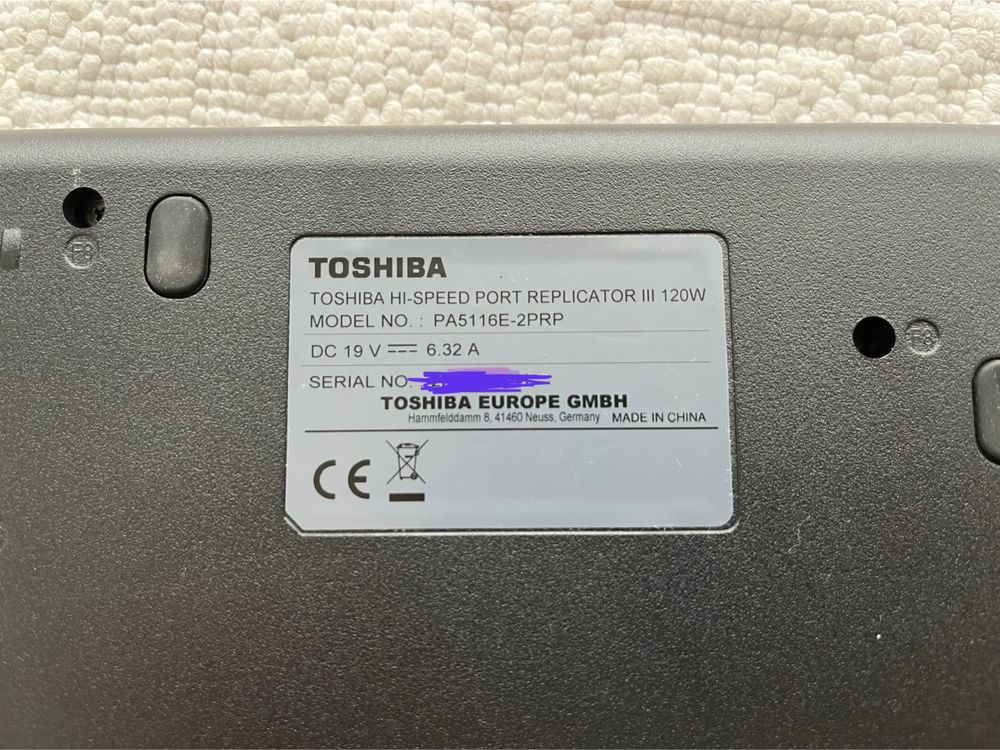 Dock Toshiba PA5116E-2PRP