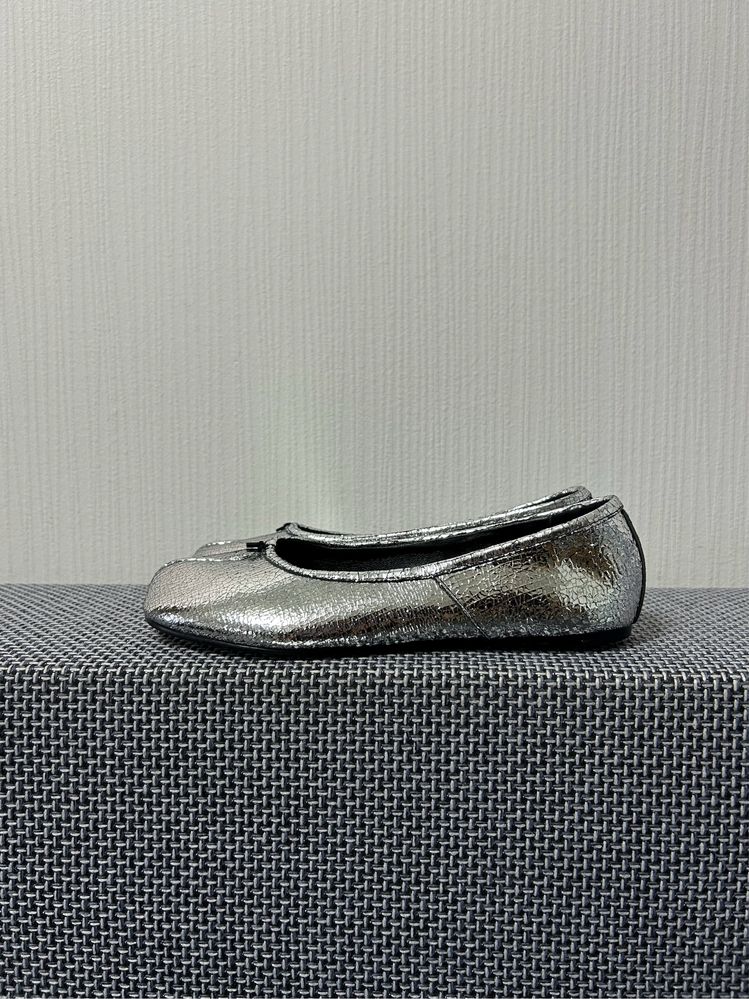 Сріблясті балетки MAISON MARGIELA Tabi Broken Mirror Ballerina 35-40
