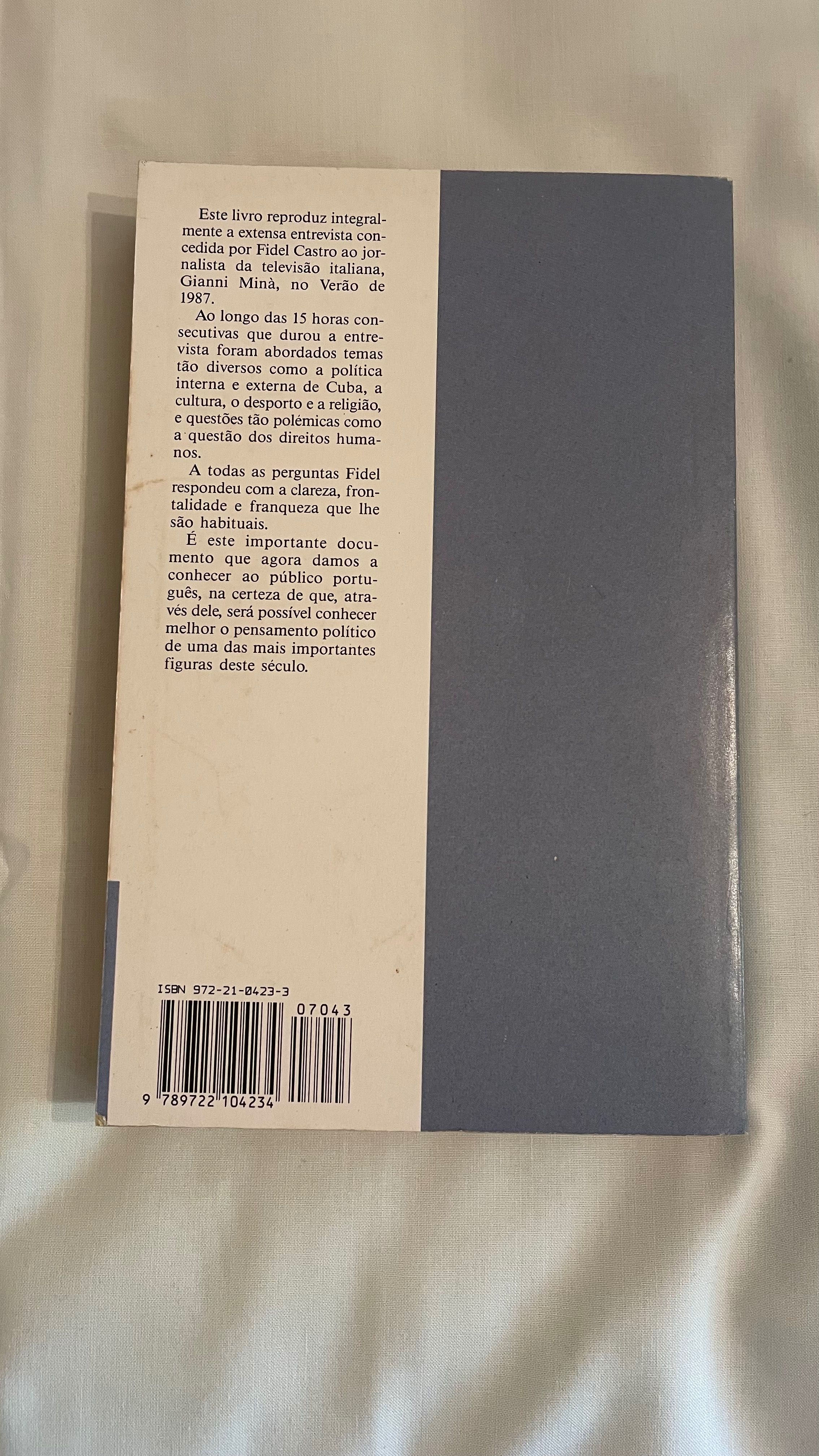 Livro Um Encontro Com Fidel