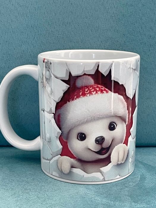 Caneca de Natal em cerâmica