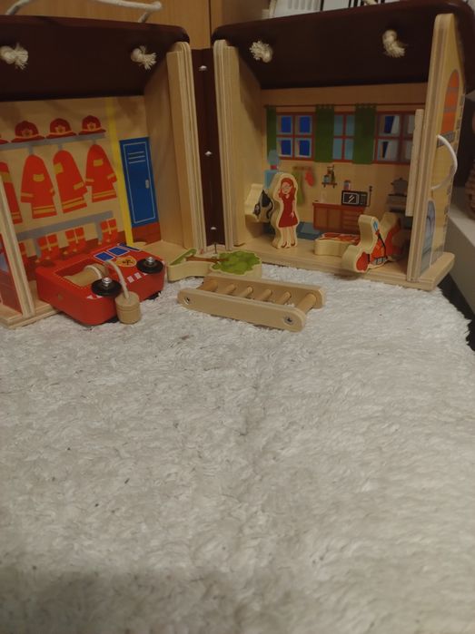 Zestaw zabawek drewnianych motesori montessori